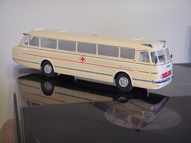 FS7050 IKARUS 55 large Ambulance bus beige color